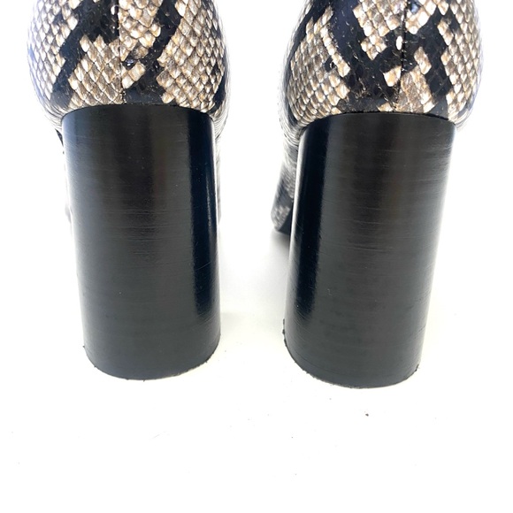 Jeffrey Campbell Women’s Snake Print Raven Pointed Toe Ankle Boots - Picture 10 of 16